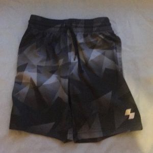 Black active shorts